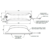 LPA-7-42-2SP SISO 5G LTE IoT Antenne von Panorama Antennas Zeichnung