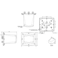 WMM[X]9G-24-58-NJ direktionale MIMO WLAN 2.4/5 GHz Antennen von Panorama Antennas Zeichnung