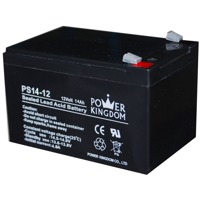 PS14-12 von Power Kingdom ist eine 5 Jahres USV Baterie mit 14AH Kapazität.