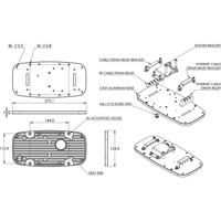 EPNT-7 4x4 MIMO WLAN Antenne für Outdoor Anwendungen von Poynting Innen Zeichnung des Innenleben der EPNT-7 Poynting 4x4 MIMO WLAN Antenne für Outdoor Anwendungen