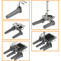 HELI-13 direktionale Wi-Fi Tunnelantenne von Poynting Montagearten Montagearten der direktionalen HELI-13 Wi-Fi Tunnelantenne von Poynting