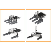 Montagehalterungen der HELI-41 Dual-Band Wi-Fi Richtantenne von Poynting