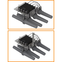 HELI-42 Dual-Band 2.4/5 GHz Wi-Fi/WLAN Antennen für Tunnel Anwendungen von Poynting Montagearten