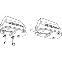 MIMO-3-V2-17 7-in-1 MiMo Fahrzeugantenne mit 4x LTE, 2x WIFI und 1x GPS von Poynting Klebemontage