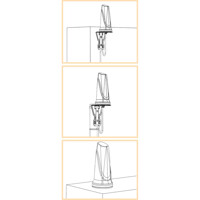 Montagearten der OMNI-282 omnidirektionalen 4G/5G Antenne f&uuml;r 410-3800 MHz von Poynting