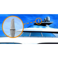 OMNI-403 Marine 4G LTE Rundstrahlantenne für die 617-2700 MHz Frequenzen von Poynting Anwendungsbeispiel