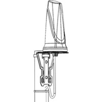 OMNI-706 omnidirektionale Dualband 2.4/5 GHz Wi-Fi/WLAN Rhyno Antenne von Poynting Mastmontage