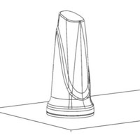 OMNI-706 omnidirektionale Dualband 2.4/5 GHz Wi-Fi/WLAN Rhyno Antenne von Poynting Oberflächenmontage