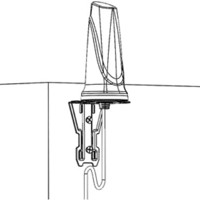 OMNI-706 omnidirektionale Dualband 2.4/5 GHz Wi-Fi/WLAN Rhyno Antenne von Poynting Wandmontage