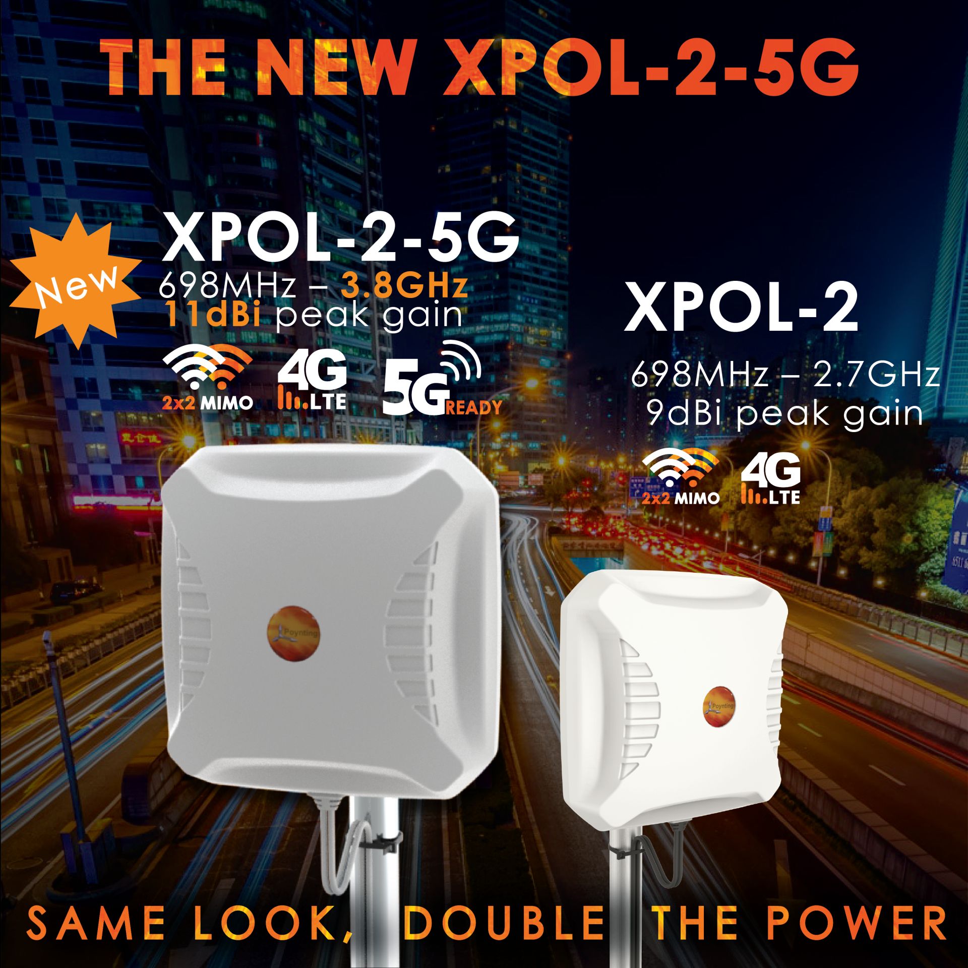 Die neue XPOL-2-5G Antenne von Poynting