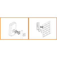 XPOL-24 4x4 MIMO 5G/LTE Richtantenne für die 617-4200 MHz Frequenzen von Poynting Montagearten