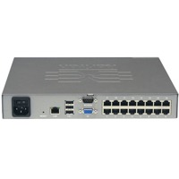 DLX-116 von Raritan ist ein KVM over IP-Switch für 1 Remotebenutzer, 1 lokalen Benutzer auf 16 Serverports.