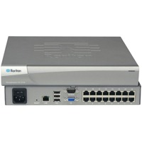 DLX-216 von Raritan ist ein KVM over IP Switch mit 16 Serverports für 2 Remotebenutzer und 1 lokalen Benutzer.