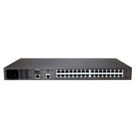 DSXA-32 von Raritan ist ein serieller Konsolenserver mit 32 Ports, integriertem Modem und Dual-AC Stromversorgung.