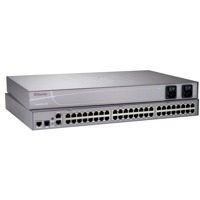 DSXA-48 von Raritan ist ein serieller Konsolenserver mit 48 Ports, integriertem Modem, 2 Ethernet Ports und Dual-AC.