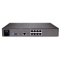 DSXB-8-M von Raritan ist ein serieller Konsolenserver mit 8 Ports, integriertem Modem und Single-AC Stromversorgung.