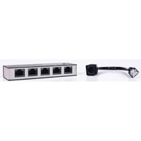 DPX3-ENVHUB4 PDU Sensorhub für den Anschluss von bis zu 4x Smart Sensoren von Raritan mit  einem RJ45M-RJ12F Adapter