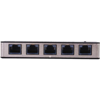 DX2-ENVHUB4 Smart Sensorhub mit 4x RJ45 Ausgängen für PDU Sensoren von Raritan von vorne