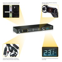 EMX Serie Raritan Intelligente Rack Serverraum Überwachung-diagramm