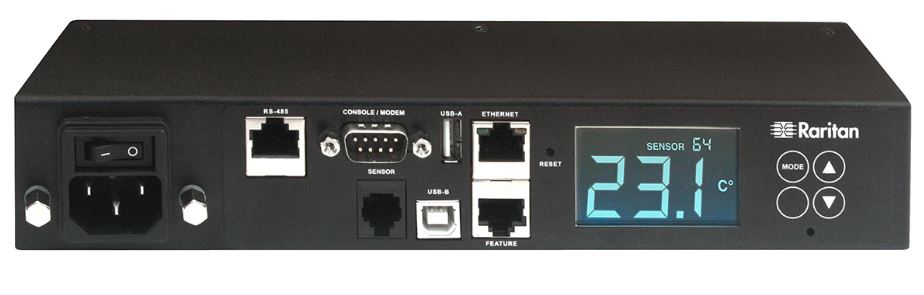 Smart Rack Controller EMX2-111 - Smart Rack Controller Serverschrank Monitoring von Raritan ...