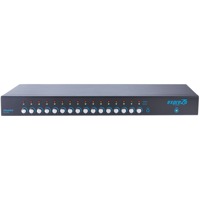 EZ-116 von Raritan ist ein kaskadierbarer KVM Switch mit 16 HDB-15 Serverports.