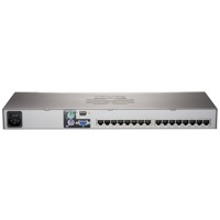 MCCAT16 von Raritan ist ein KVM Switch für 1 Benutzer auf 16 Serverports.