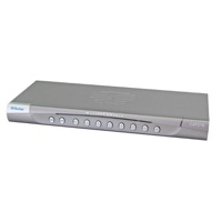 MCCAT216 von Raritan ist ein KVM Switch über CAT5 für 2 Benutzer auf 16 Serverports.