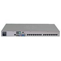 MCCAT216 von Raritan ist ein KVM Switch über CAT5 für 2 Benutzer auf 16 Serverports.