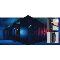 Serverraum Beispiel der NX1 Basic PDUs Rack Steckdosenleisten von Raritan