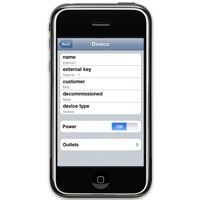 iPhone App der Power IQ DCIM Software von Raritan.