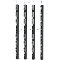 PRO3X Serie Rack PDUs mit HDOT/HDOT Cx Steckdosen und RamLock von Raritan PDU Link