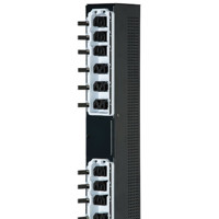 PRO3X Serie Rack PDUs mit HDOT/HDOT Cx Steckdosen und RamLock von Raritan stehend