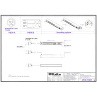 PXE-1190R Raritan Intelligente 16A IP Rack PDU mit 8 Ausgängen