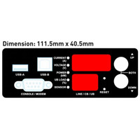 PX2-1190R einphasiger Rack Stromverteiler mit 8 IEC320 C13 Ausgängen von Raritan Schalttafel