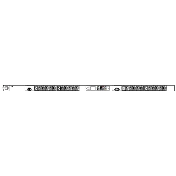 PX3-4493 einphasiger Rack PDU mit 20 C13 und 4 C19 Ausgängen von Raritan