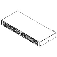 PX3-4260R 1-phasiger Stromverteiler mit 12 IEC320 C13 Anschlüssen von Raritan