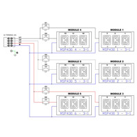 PX3-4607X-V2 3-phasige PDU von Raritan elektrisches (One Line) Diagramm