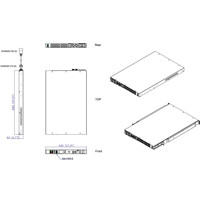 PX3TS-5191CR 1-phasiger 16A Rack Transfer Switch mit 8 Outlet-Metered Ausgängen von Raritan Größe