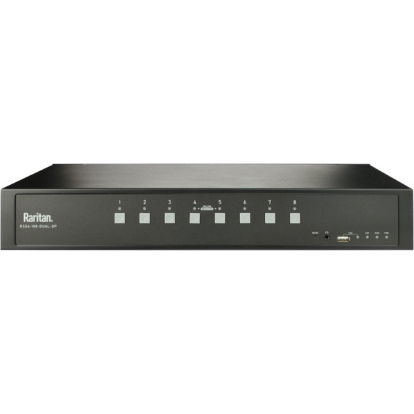 Raritan Secure Switches RSS4-108-DUAL-DP sicherer KVM Switch mit NIAP 4.0 konformen Features von Raritan