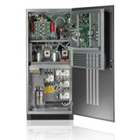 Offene 100-120kVA Master HP Online USV Anlage von Riello UPS.