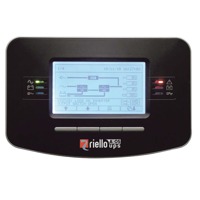 Display einer Multi Sentry MST 100 Online USV Anlage von Riello UPS.