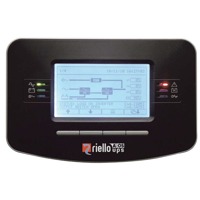 Display einer Multi Sentry MST 120 Online USV Anlage von Riello UPS.