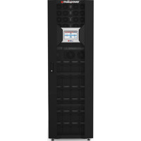 Multi Power MPX 60 CBC 100X modulare UPS Anlage mit bis zu 4x PM15X (15 kW) und 24 Batterie Einheiten von Riello UPS Front