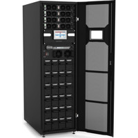 Multi Power MPX 60 CBC 100X modulare UPS Anlage mit bis zu 4x PM15X (15 kW) und 24 Batterie Einheiten von Riello UPS offen
