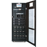 Multi Power MPX 75 CBC Combo Cabinet USV Anlage mit 3x Slots für 25 kW Leistungsmodule von Riello UPS offen