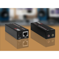 CrystalLink Audio Extender für Stereo Audio und Mikrophon über CATx von Rose Electronics.