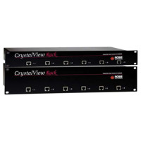 CrystalView CAT5 Rack VGA, USB oder PS/2 KVM Extender über CAT5 von Rose Electronics.