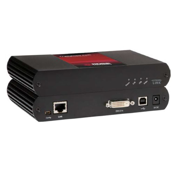 CrystalView EX5 DVI KVM Extender mit DVI und USB über CATx auf 100m von Rose Electronics.