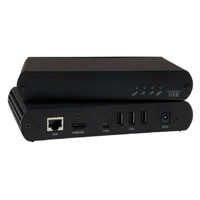 CrystalView EX5 HDMI & USB KVM Extender über CATx auf 100m von Rose Electronics.