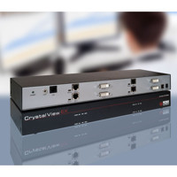 CrystalView EX5 Quad-Head DVI und USB KVM Extender von Rose Electronics.